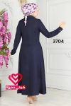 طقم تنورة 3704 كحلي