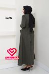 فستان 3725 زيتي