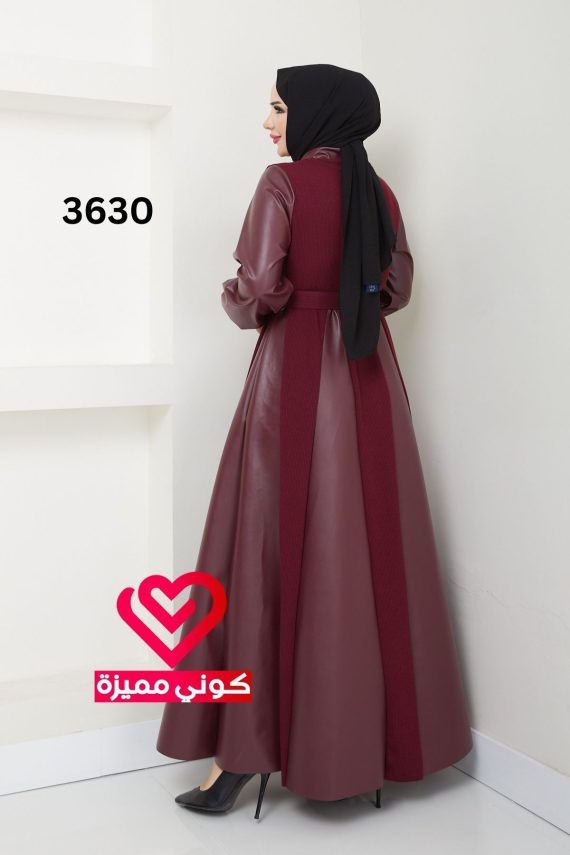 فستان 3630 خمري