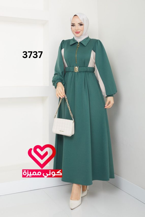 فستان 3737 اخضر