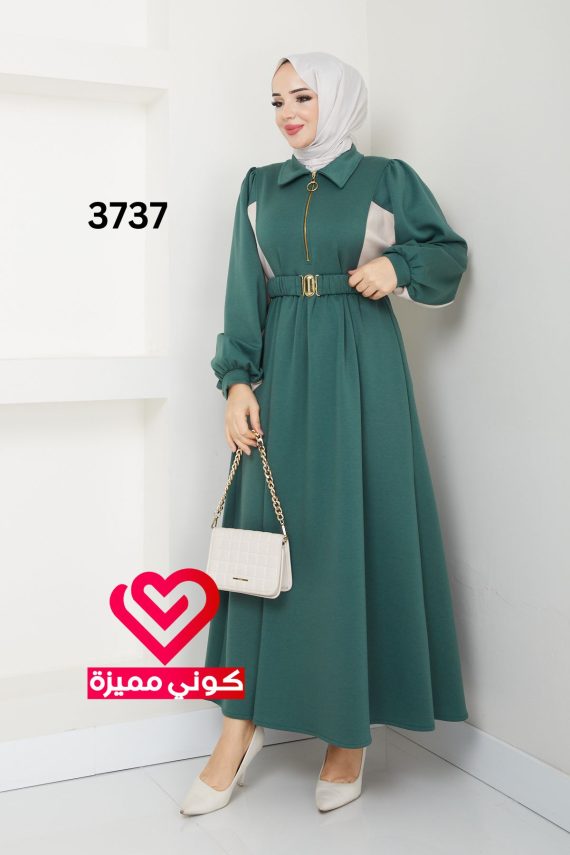 فستان 3737 اخضر