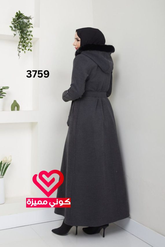 جلباب جوخ 3759 رمادي